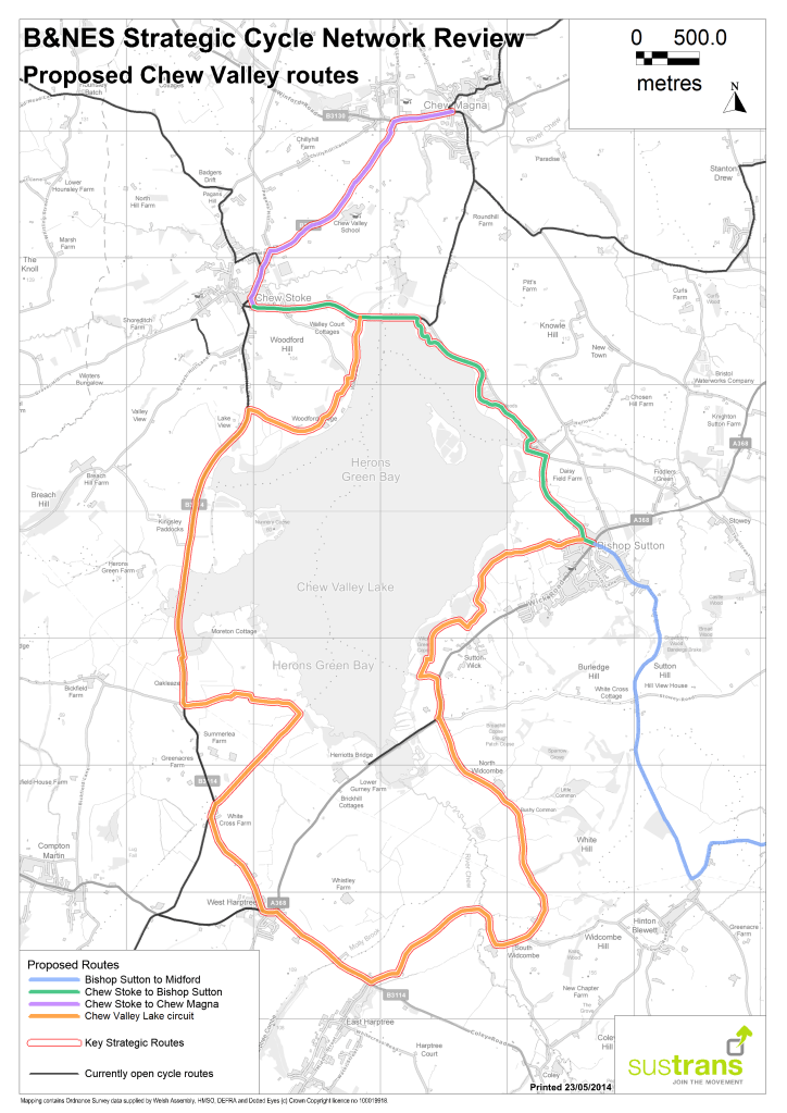 Appendix D Chew Valley Routes