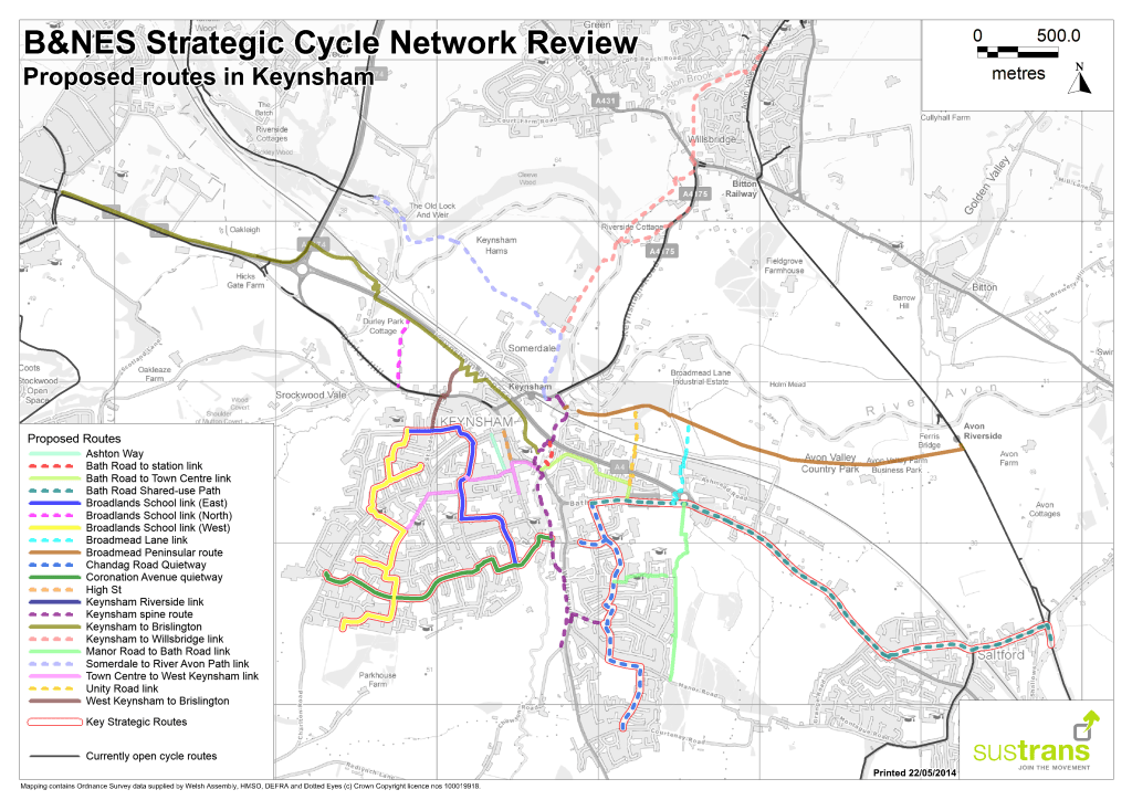 Appendix F Keynsham Network Overview