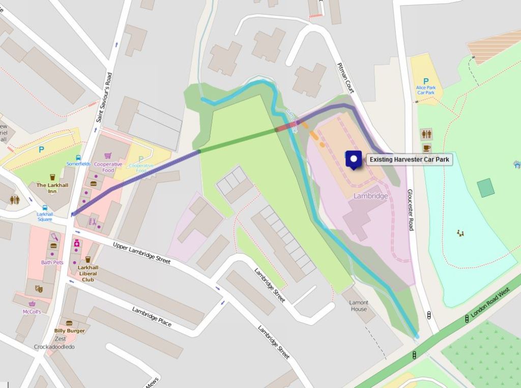 Larkhall to Alice Park Path