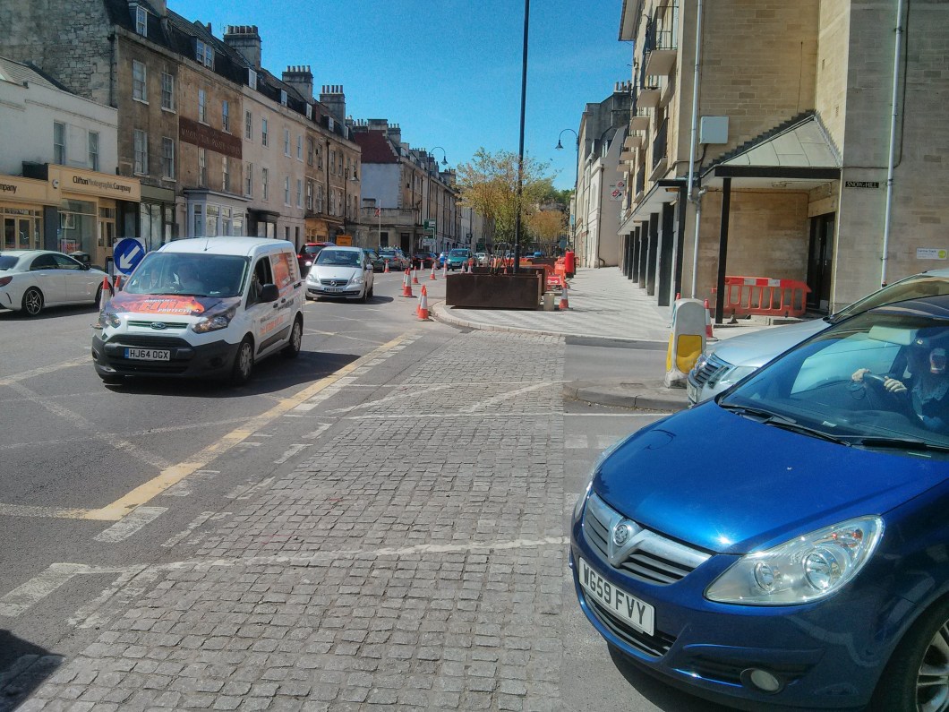 Turning out of Snow hill