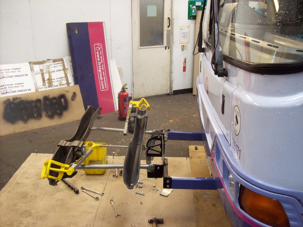Cycle Rack installed in the down position.