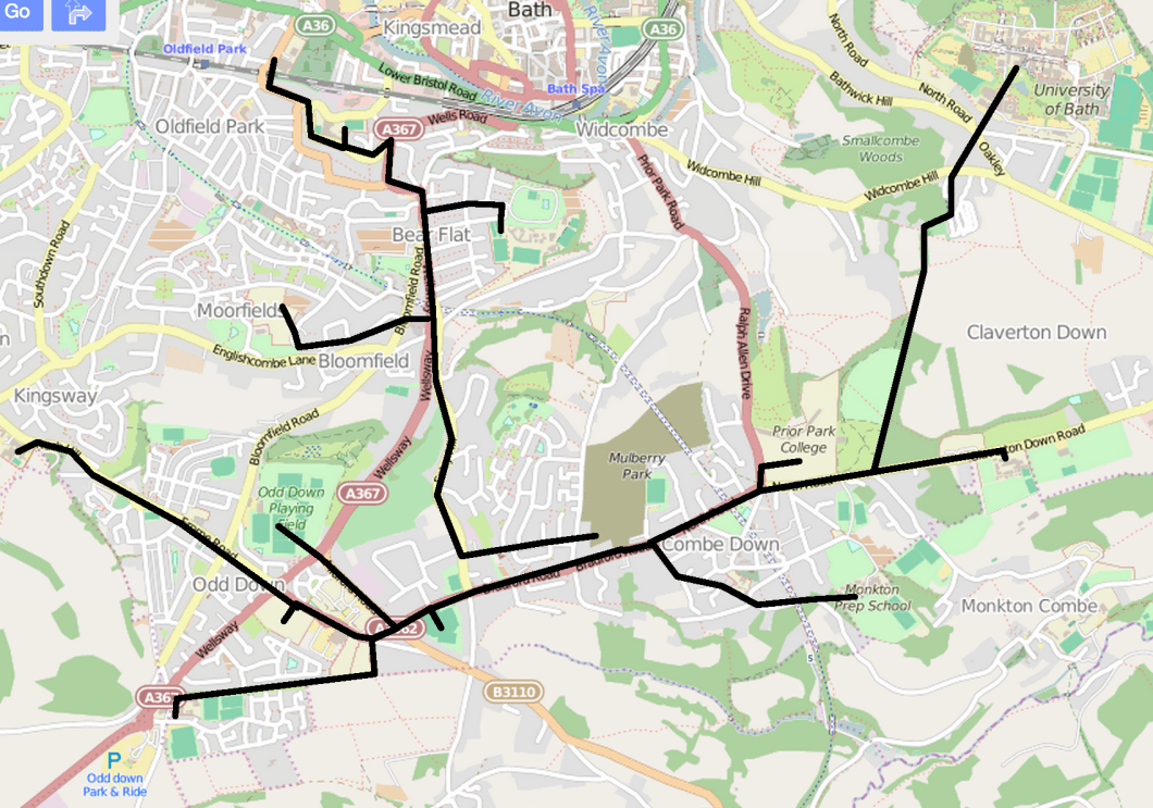 Desire lines for children and young adults from the Curo Mulberry Park development.