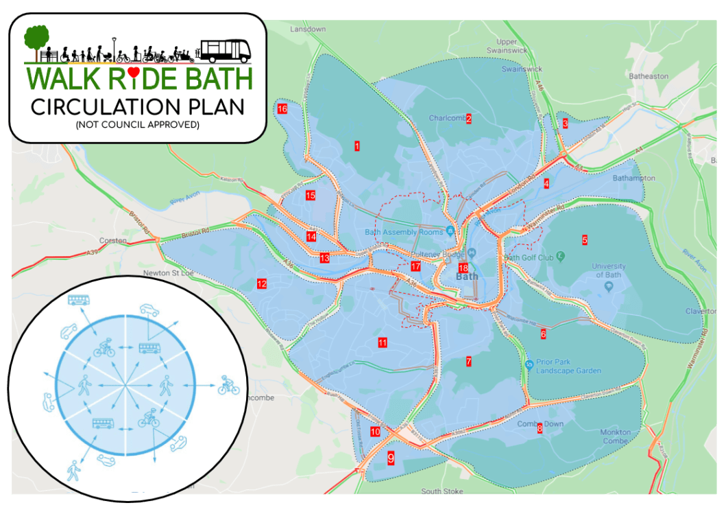 Walk Ride Bath CIRCULATION PLAN